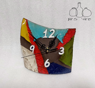 שעון שולחני, שעון קרמיקה צבעוני