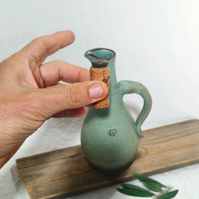 כלי לשמן זית, טורקיז מט 650 מ"ל