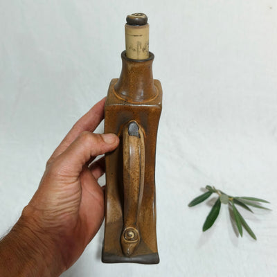 קומקומון נטוי לשמן זית בחום מט