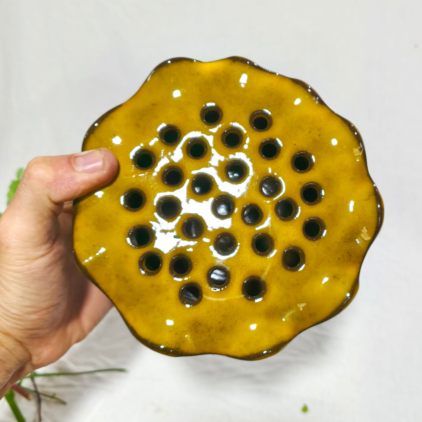 אגרטל מיוחד עם חורים לפרחים