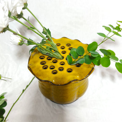 אגרטל מיוחד עם חורים לפרחים