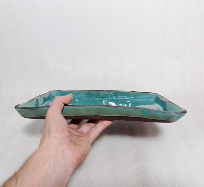 מגש מלבני,23X33, בחרדל, כתום או כחול לבחירה