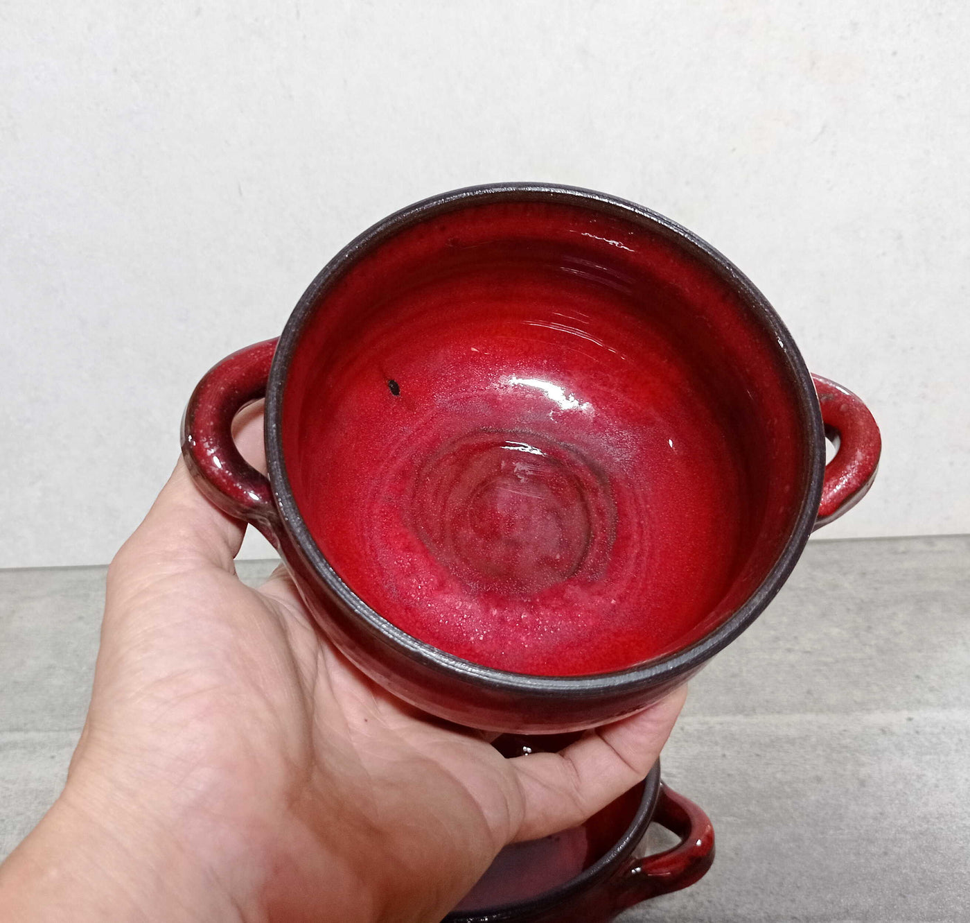 מרקיה באדום, קערית עם ידיות/ הכנה לפי דרישה