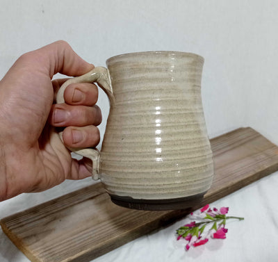 ספל בגוון קרם מוקה בהיר , 630 מ"ל