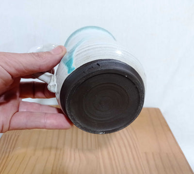 ספל שמנת גדול, 550 מל עם נגיעה בירוק