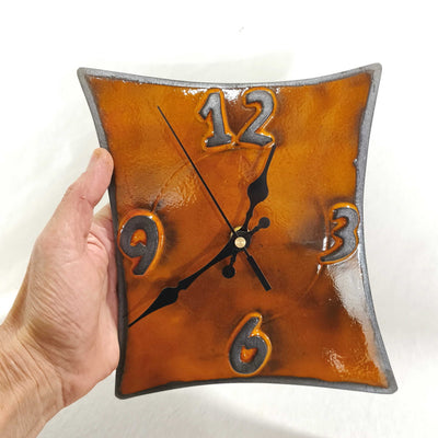 שעון קיר, שעון קרמיקה כתום