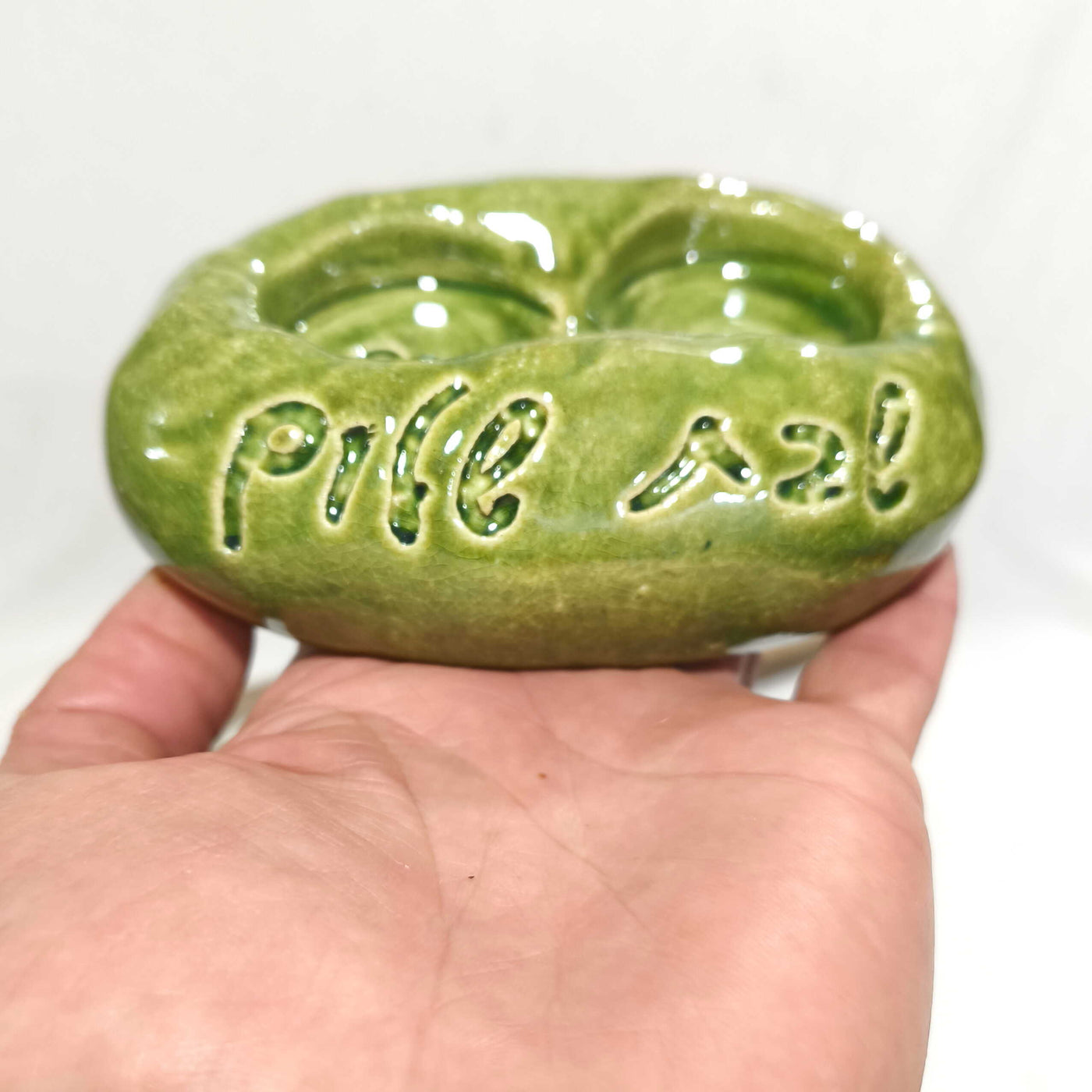 כלי לזוג להבונים, דמוי אבן, פמוטים