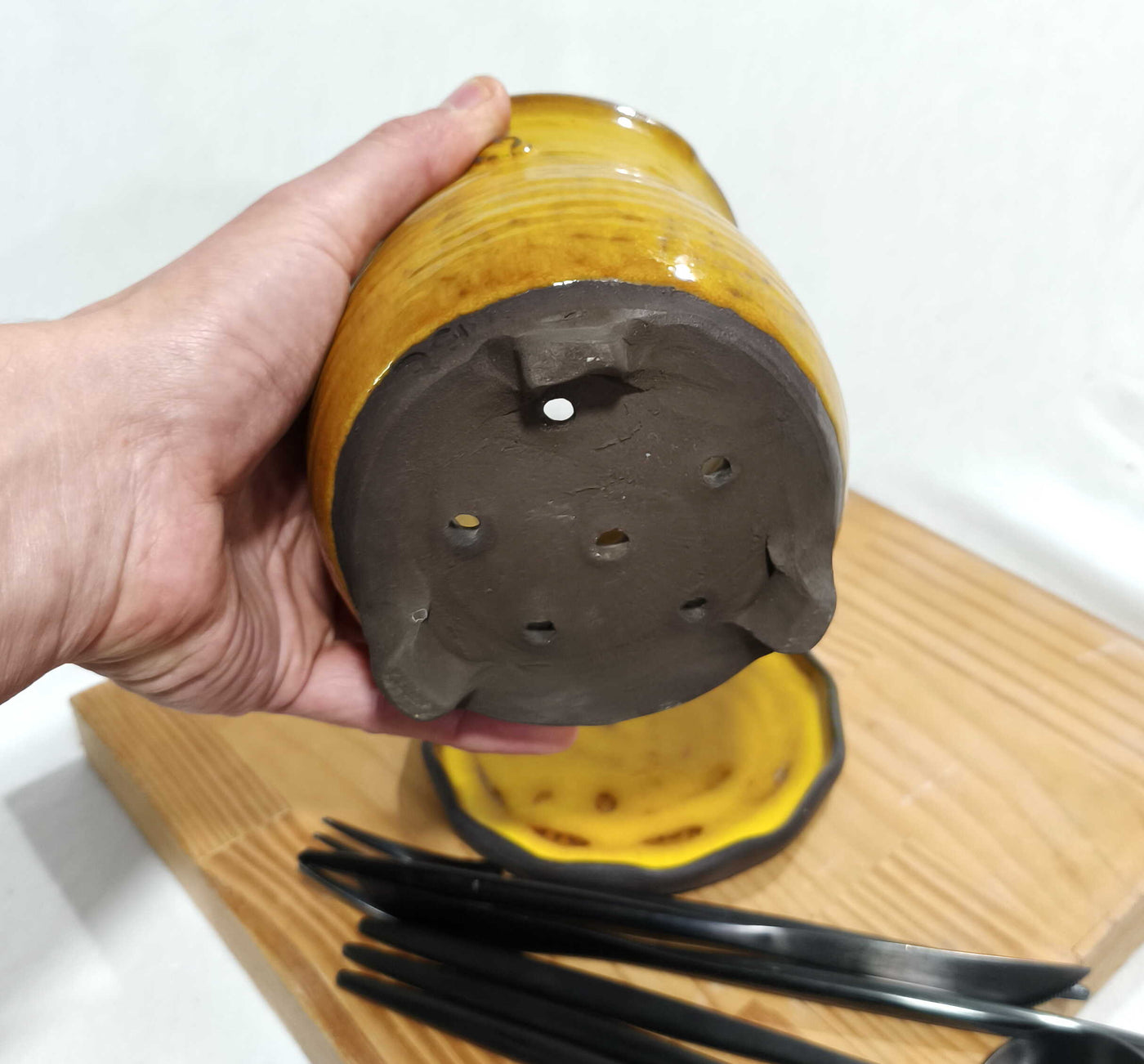 כלי ליבוש סכו"ם, סכום חרדל, צהוב