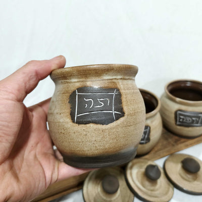 סט קפה, תה וסוכר בקרם