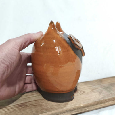 ינשוף קרמיקה שמנמן, כתום