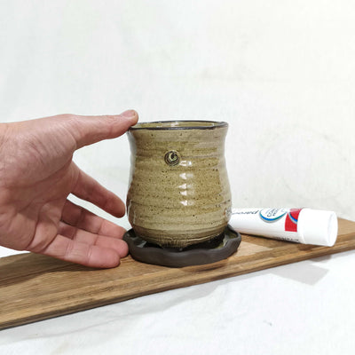 כלי למברשות שיניים , ירוק