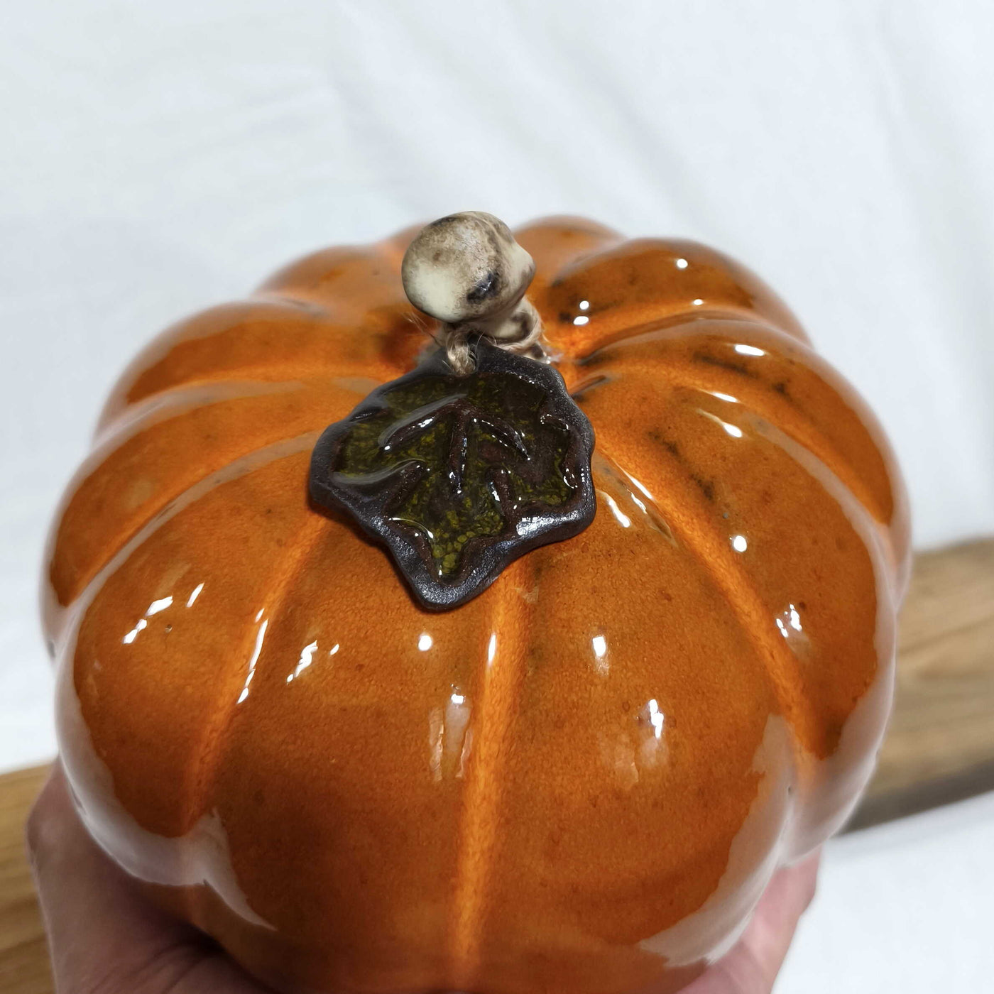 דלעת קרמיקה בכתום