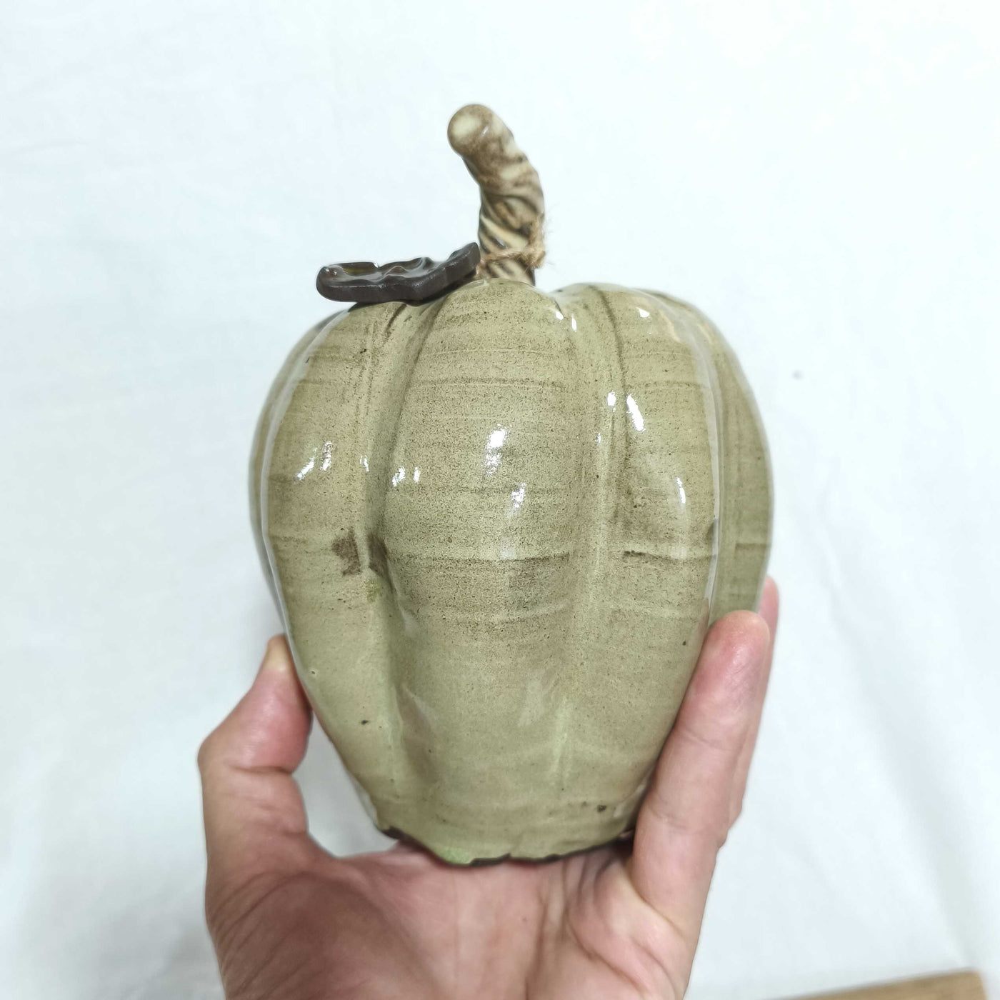 דלעת קרמיקה בירוק בהיר