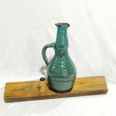 כלי לשמן זית כחול ירקרק 600 מ"ל