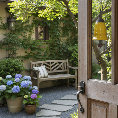 פעמון רוח צהוב חרדלי