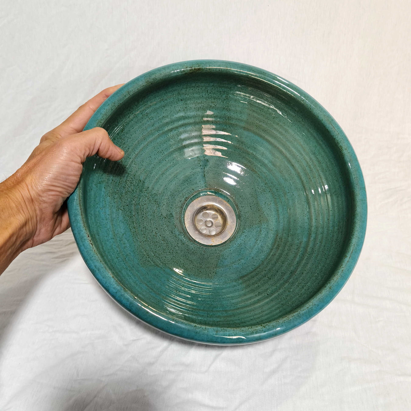 כיור עליון כחול 30 ס"מ