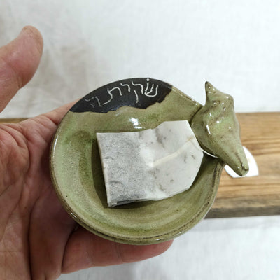 כלי לשקית תה, עם ציפור, במבחר צבעים