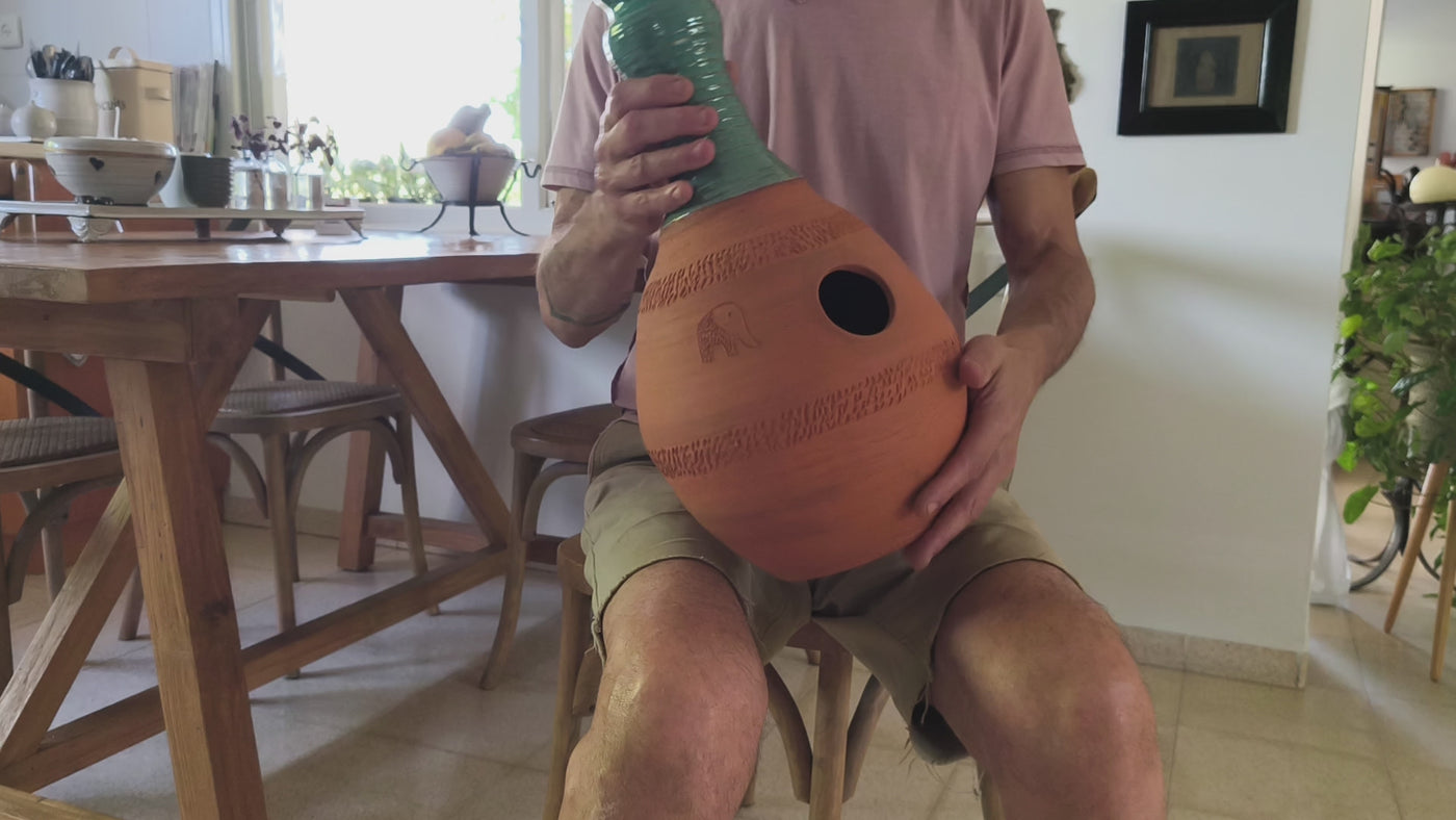 udu drum, תוף אודו -תוף חרס