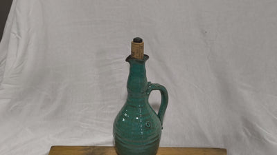 כלי לשמן זית כחול ירקרק 600 מ"ל