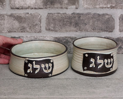 קערת מים ואוכל לכלב בהתאמה אישית