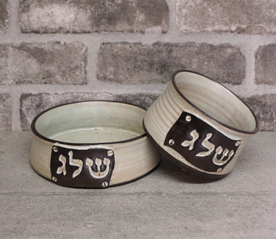 קערת מים ואוכל לכלב בהתאמה אישית
