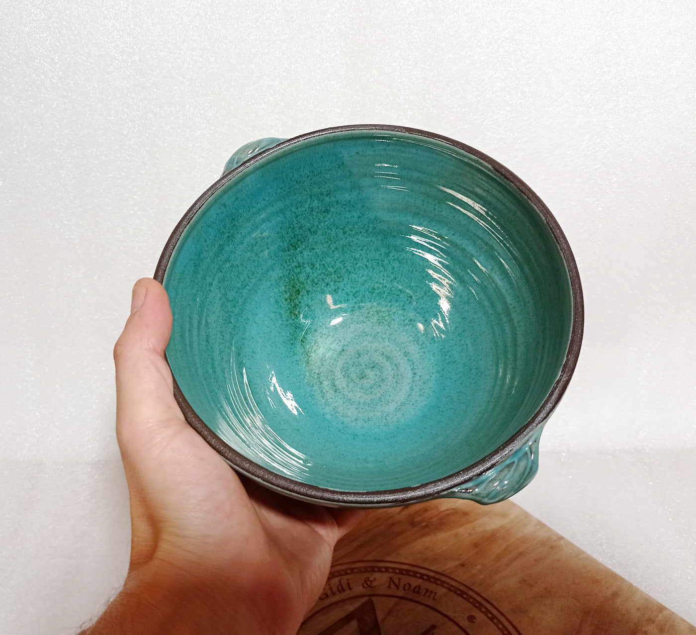 קערית סלט בכחול