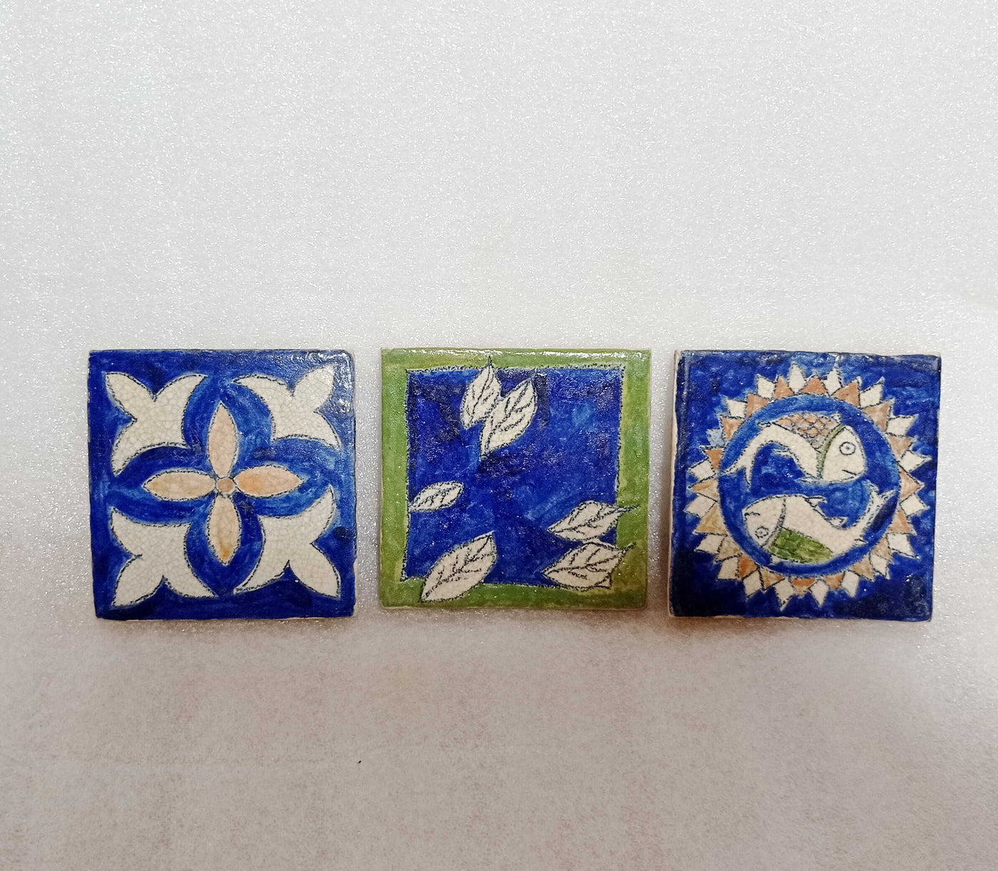 3 אריחים,10/10,  אריחי קרמיקה מצוירים, ארמני