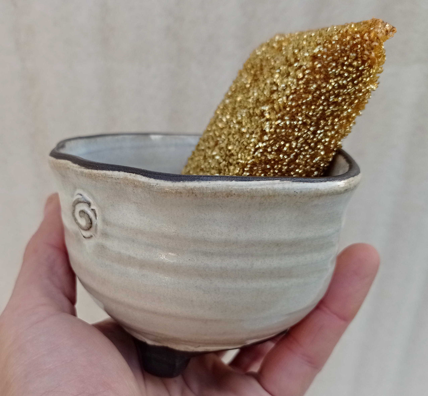 כלי לספוגית שמנת בהיר ,ספוגית כלים