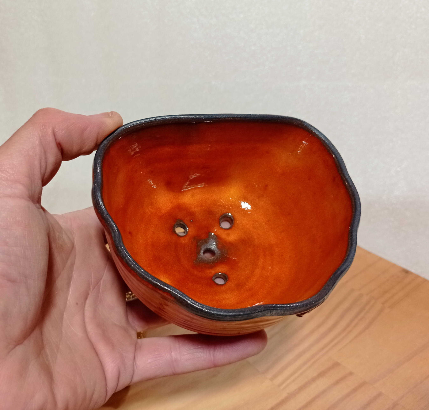 כלי לספוגית כתום ,ספוגית כלים