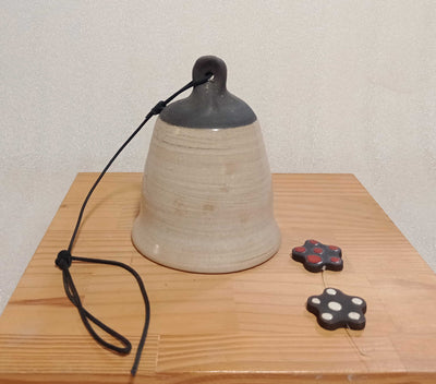 פעמון רוח  בצבע שמנת