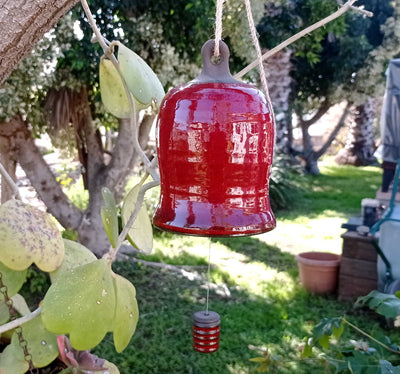 פעמון רוח גדול, אדום,