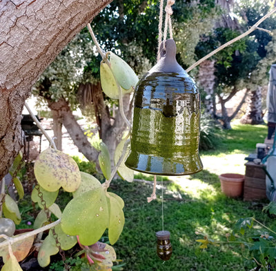 פעמון רוח גדול, ירוק,