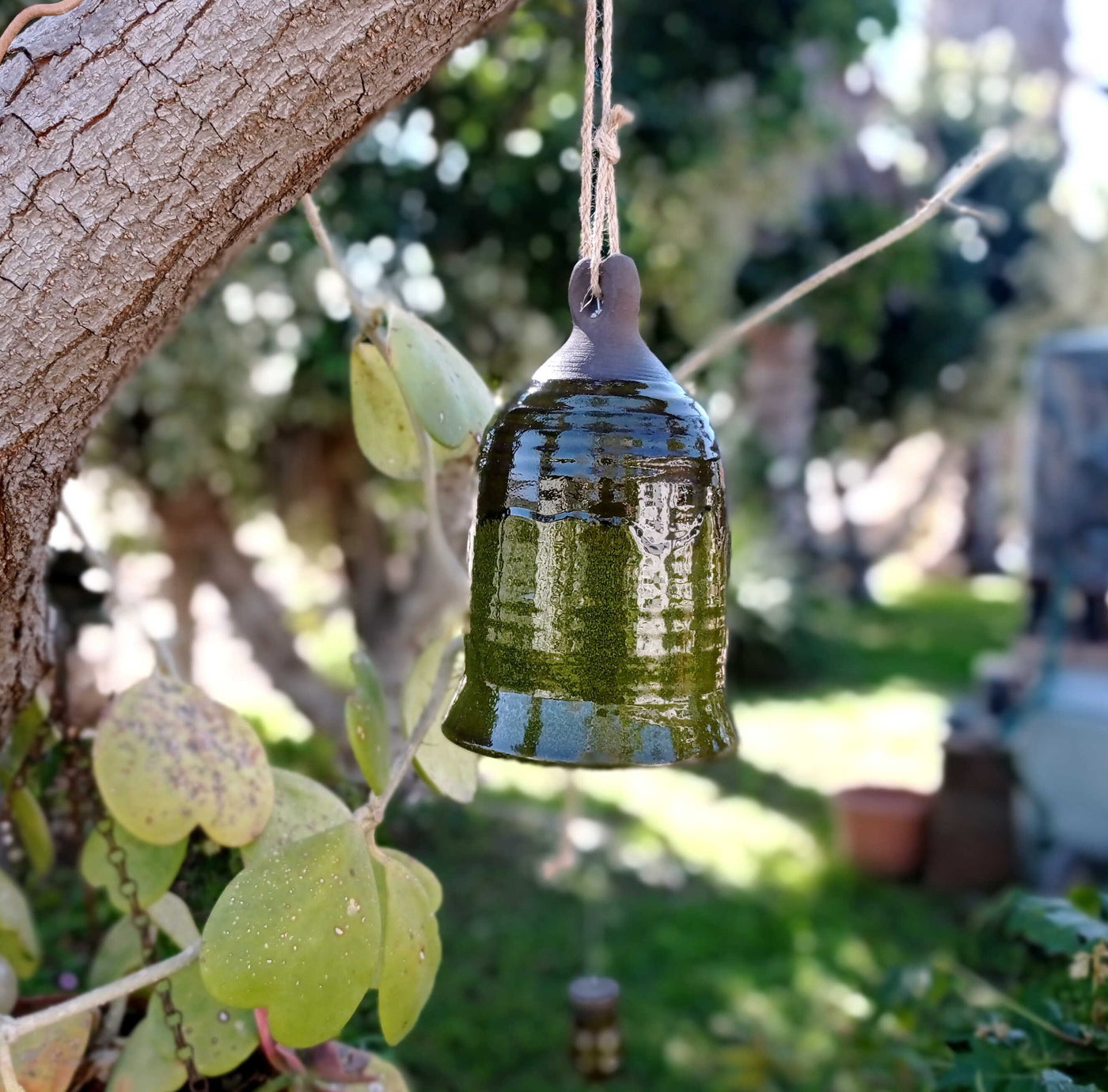 פעמון רוח גדול, ירוק,