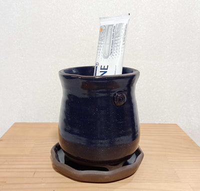 סט לחדר אמבטיה כחול כהה
